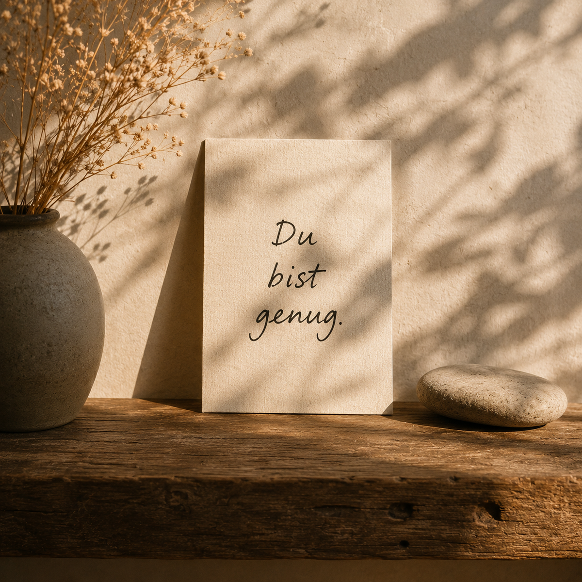 Du bist genug